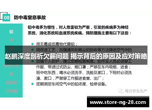 赵鹏深度剖析欠薪问题 揭示背后的原因及应对策略